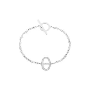 [엘러브]  샹달 컨투어 브레이슬릿 SH 18K 화이트골드 다이아몬드 6HA0354