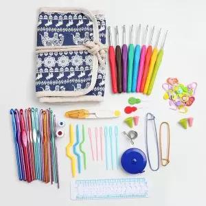 diy 뜨개 코바늘세트 파우치포함 뜨개용품 기초부터 마스터까지