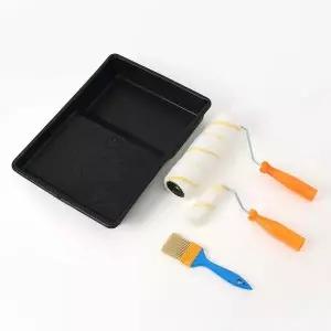 [셀러에이드]페인트 롤러 세트 바닥 페인팅 붓 3종 4P 페인트도장롤러