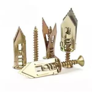 웨지앙카 100200개 셀프 드릴링 석고보드 앵커 나사 키트 석고 드라이 월