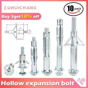 웨지앙카 LUHUICHANG M4m5 중공 벽 앵커 금속 캐비티 석고 보드 콘센트 나사