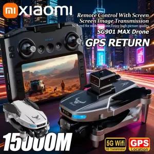 드론 샤오미 SG901mAX GPS 전문가용 8K HD 항공촬영 장애물 회피 대형 스크린 리모컨 접이식 브러시리스