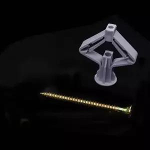 웨지앙카 25개 석고보드 도웰 나사 셀프 드릴링 튜브 드라이월 앵커 키트