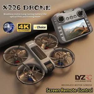 드론 X226 RC 24G 5G 전문가용 4K HD 항공 촬영 FPV 듀얼 카메라 쿼드콥터 남자아이