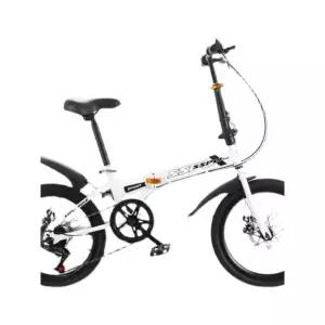 20인치 미니벨로 통학 학생 경량 여성 접이식 폴딩 화이트 20inch