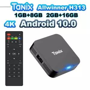 셋톱박스 Tanix TX1 안드로이드 TV 박스 올위너 H313 쿼드 코어 24G 와이파이 미니 스마트 DC 5V 2A