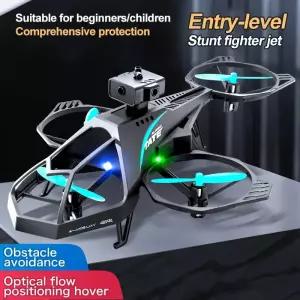 드론 V35 원격 조종 항공기 24GHz 360 ° 스턴트 미니 장애물 회피 헤드리스 모드 RC 헬리콥터