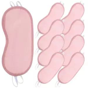 온열안대 보온 안대 20 개 일회용 아이 마스크 실크 커버 잠자는 여행 눈 가리개 수면 보조 휴식 패치 건강