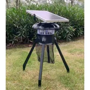 태양광 포충기 실외 마당 모기 해충 퇴치등 날파리 USB태양광듀얼충전휴대용