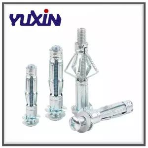 웨지앙카 M4m5m6m8Drywall 앵커 석고 보드 캐비티 콘센트 Dowel 중공 벽 천장 나사 몰리 구멍