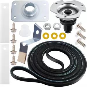 PartsBroz WE03X29897 건조기 벨트 및 드럼 베어링 글라이드 슬라이드 2팩 - 일반 전기 핫포인트 월풀