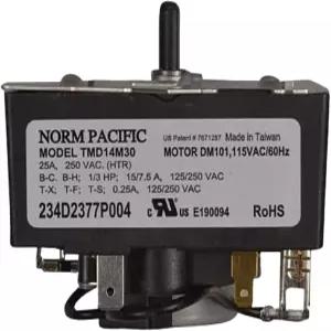 234D2377P004 - 일반 전기 건조기 타이머를 위한 OEM 업그레이드 대체품 Norm Pacific TMD14M30 WE04X24550