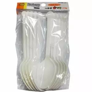 죽스푼 일회용기 숟가락 10개 죽스푼 플라스틱숟가락 밥수저