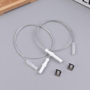 1pcs 35/40mm 가스 쿡탑 스토브 예비 점화기 전극 플러그 900mm 와이어 세라믹 핀 (대부분의 브랜드 가스