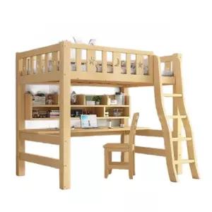 계단형 침대 원목 벙커 공간절약 오피스텔 수퍼싱글 자취방 사다리 책상일체형