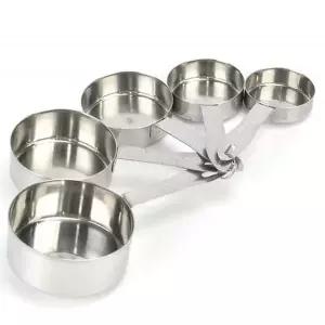 [골드스마일]스텐 용량측정컵 제빵 계량스푼 수저 세트 주방 필수품 5종세트