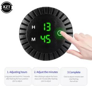 자동차 패널 전자 시계 터치 디지털 LED 디스플레이 방수 보트 오토바이 직송 12V 24V