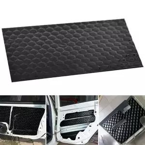 호환  20x10cm 자동차 방음 웨이브 코튼 방음 매트 두꺼운 아우요 트럭 라이닝 리프 플레이트 도어 소음 방