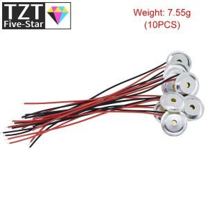 부저 스피커 + 알루미늄 쉘용 10/30개 웨이퍼 플레이트 직경 15mm