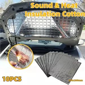 호환  250x200mm 방음 매트 소음 차단 단열 매트 후드형 폐쇄 셀 폼 자동차 및 카라반용