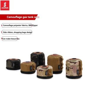 캠핑 가스 캔 보호 커버 CottonLinen 야외 탱크 케이스 Anti-Fall FueCylinder 보관 가방 Air Bottle Wrap