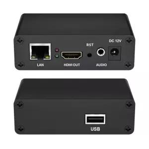 HDMI캡쳐보드 녹화 방송 저비용 IP-HDMI 비디오 디코더 스트림 H265 H264 RTSP SRT Rtmp USB 플래시 디스크
