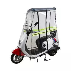 스쿠터 차양막 오토바이 지붕 우산 방수 배달용 바이크 캐노피