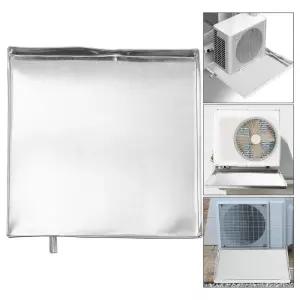 에어컨 드레인 팬 물받이 스테인리스 스틸 물받이대 AC 유닛 바닥용 휴대용 야외용