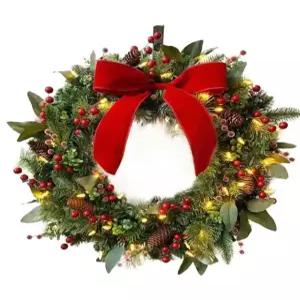 벽트리 리스 크리스마스 문장식 세트 소품 열매 문 장식품 홀리데이