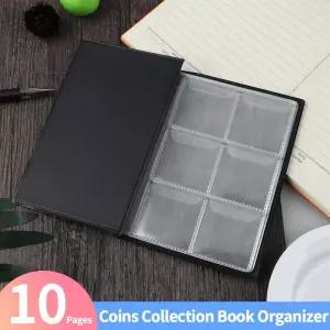 60 포켓 동전 보관 책 기념 컬렉션 앨범 홀더 볼륨 폴더 멀티 컬러 빈