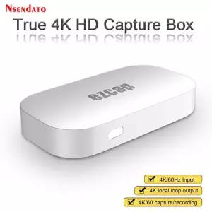 HDMI캡쳐보드 녹화 방송 Ezcap382 게임 네오 프로 4K 60fps HDMI USB C HDR 비디오 캡처 그래버 카드 컴퓨