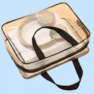 방수 목욕 물놀이 PVC 투명 가방 비치백 핸드백 풀사이드 백팩 수영장 파우치