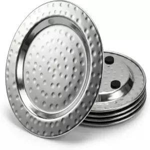 뜨거운 음료와 차가운 위한 미끄럼 방지 베이스 경량 테이블 보호 기능이 있는 스테인리스 스틸 해머드