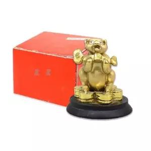 금개를 든 미니 복돼지 장식품 인테리어 데코 소품 감성 빈티지