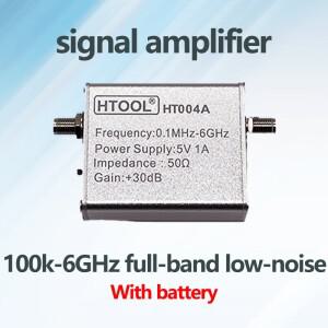 HT004A RF 및 소프트웨어 정의 라디오 SDR에 사용되는 충전 초저잡음 증폭기(LNA) 모듈, 일반 이득 20dB