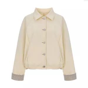 [S.페이지플린] 체크배색코튼자켓_S6AJK003C