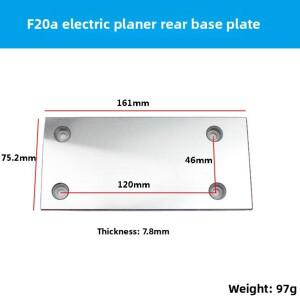 히타치 F20A P20SB 동청 FF02 82X1 액세서리와 호환되는 전기 대패용 알루미늄 후면 솔 플레이트 교체품