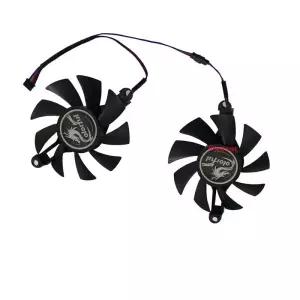 그래픽카드써멀패드 방열패드 AFOX Radeon RX 6500XT 용 그래픽 비디오 카드 선풍기 Mingzhou rx 580 2048s