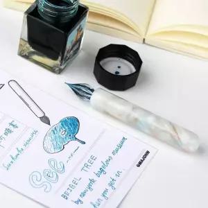 딥펜 MAJOHN Mojiang Tuqu 스틱 딥 펜 세트 상자 전문가 핸드 소책자 드로잉 후크 라인 꽃 텍스트 유리