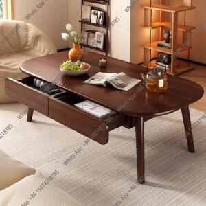 J나무 미니멀리스트 카페 테이블 현대적인 거실 호텔 홈스테이 주방 발코니 가구 Salontafel Ls40kfz