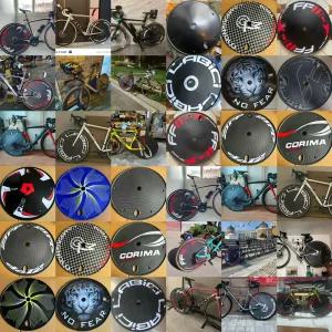 디스크 휠 커버 픽시 바퀴 삼발이 700C 휠셋 카본 타입A