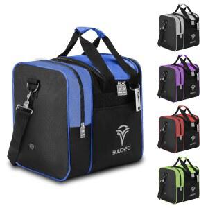 패딩 홀더 유시 싱글 볼링 토트백 남자 사이즈까지 볼링화 착용 연습 리그 플레이를 액세서리 포켓 풀사이즈 볼링백