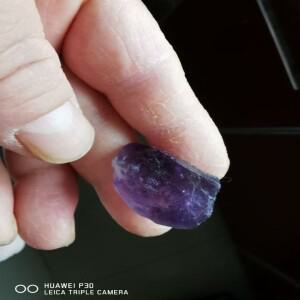 극히 희귀한 천연 바이올렛 블루 자수정 미가공 AAA+ 페이스트 품질 원석