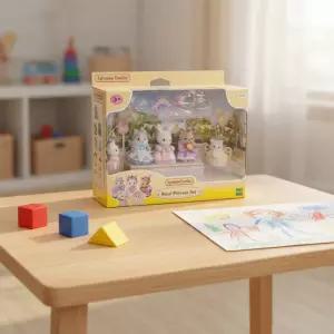 실바니안 패밀리 (베이비 프린세스 세트) 동물 캐릭터 피규어 드레스 공주놀이 미니어처