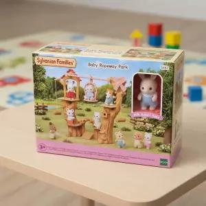 실바니안패밀리 (유치원 트리 하우스) 동물 인형 피규어 나무 놀이터 그네 미니어처 장난감