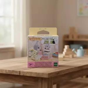 실바니안 패밀리 (아기 식탁 의자) 가구 장식소품 하이체어 미니어처 소장용 인형놀이