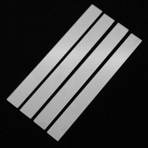 퐁당 아이싱 비스킷 스무더 아크릴 밸런스 눈금자 두께 케이크 롤링 도구, 주방 깊이 가이드, 2 개