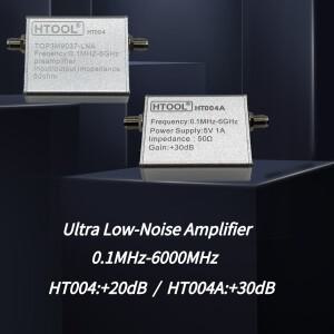 RF 및 소프트웨어 정의 라디오 SDR용 초저잡음 증폭기 (LNA) 모듈, 광대역 0.1MHz-6000MHz,20dB,30dB, 일