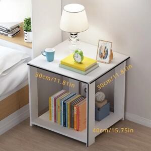 창의적이고 절묘한 심플하고 고급스러운 작은 정사각형 테이블, 이동식 침대 옆 및 침실 유닛을 위한 커피