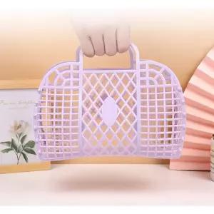 미니 조립식 플라스틱 장바구니 시장 소꿉 놀이 장난감 소품 보관 정리 바스켓 바구니